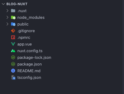 Nuxt folder structure
